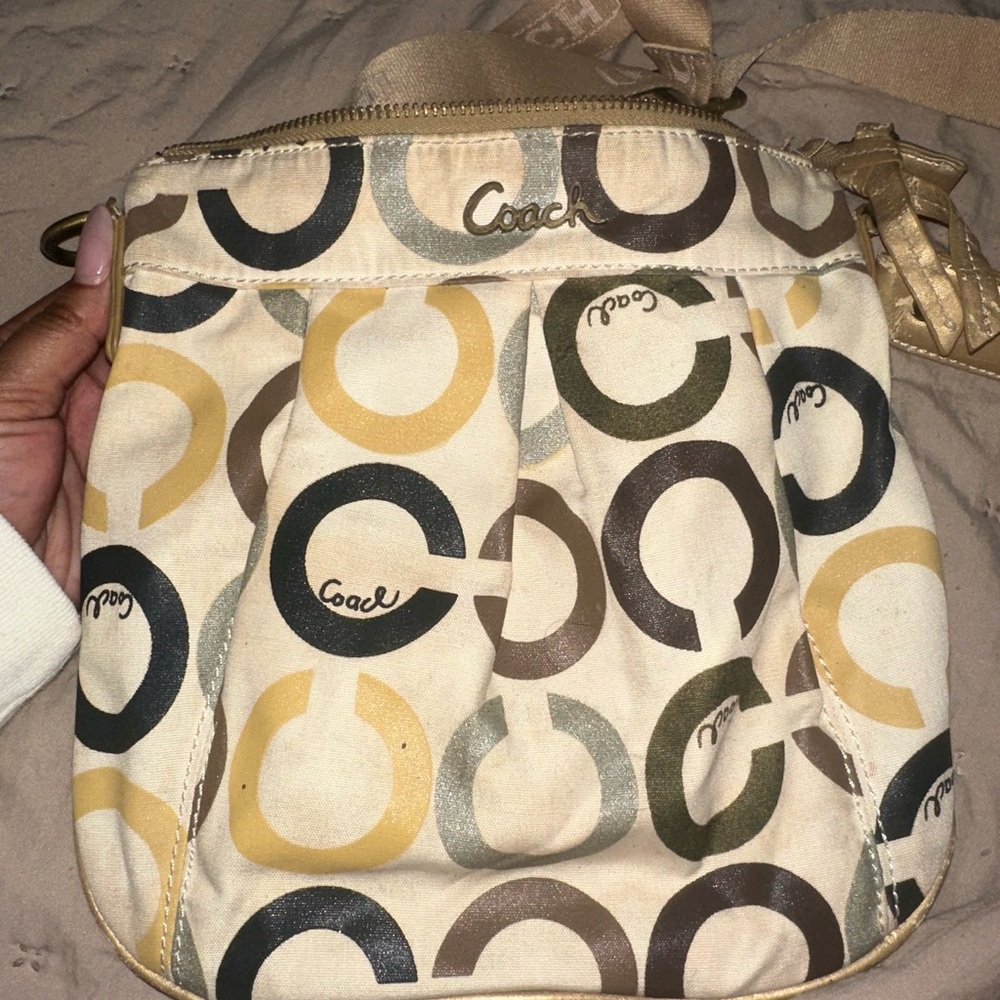 Coach Multicolor Signature/ Vintage Crossbody Bag